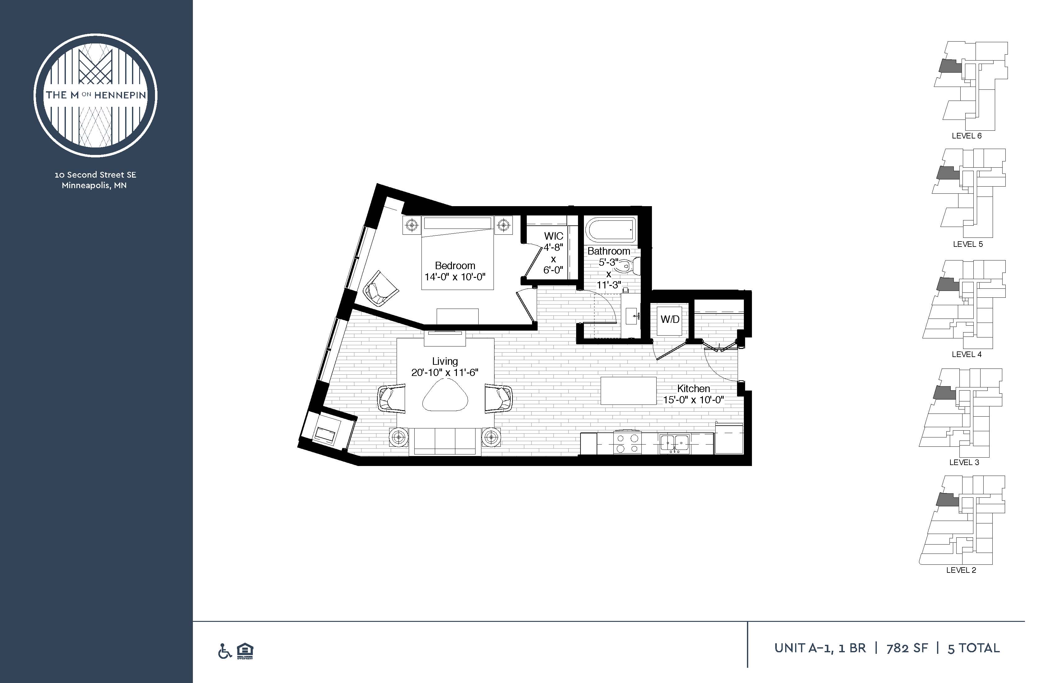 Studio, 1, 2 & 3 Bedroom Apartments in Minneapolis The M